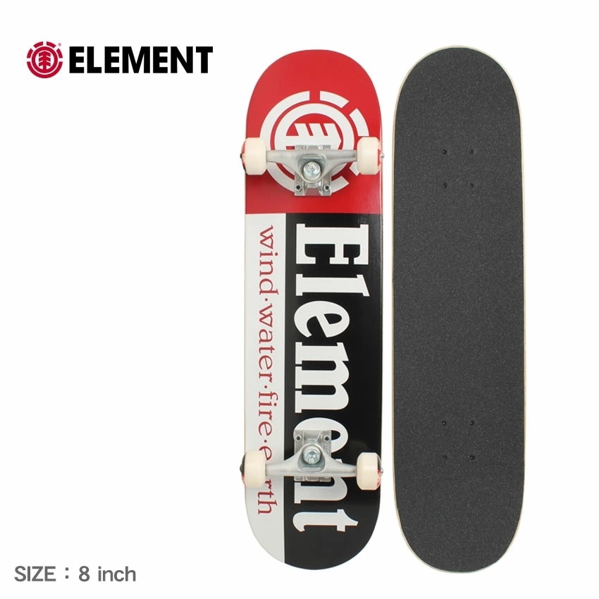 セクション コンプリートデッキ BD027411 メンズ レディース スケート スケートボード スケボー コンプリート デッキ ストリート ロゴ 人気 シンプル ブラック 黒 ホワイト 白