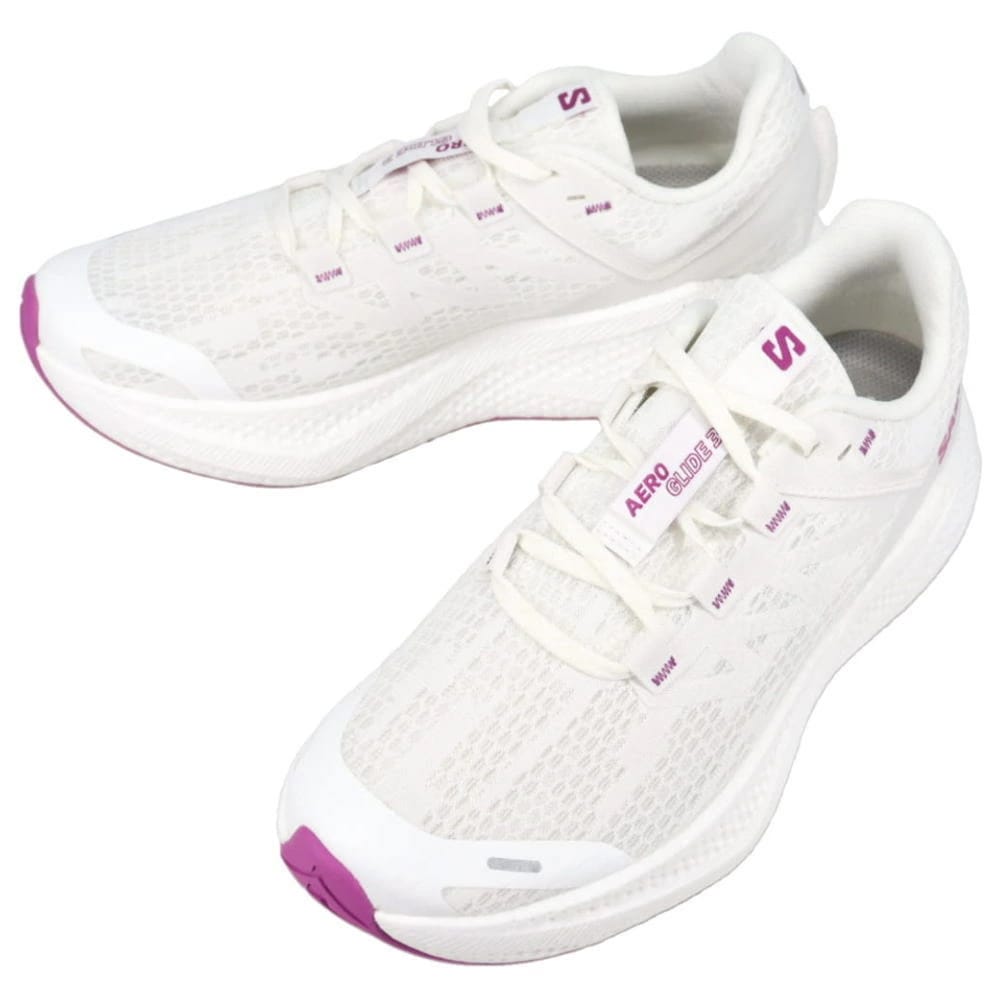 ランニングシューズ エアロ グライド 3 ホワイト/ホワイト/ウィローハーブ 477565