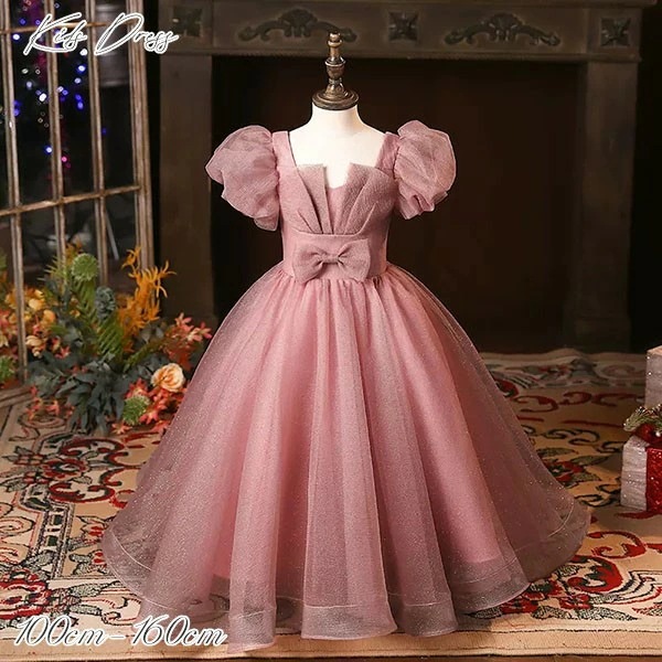 ピアノ発表会 ドレス 中学生 ワンピース ジュニアドレス 七五三 キッズドレス ドレス ピアノ 発表会 ロング 子供ドレス ワンピース お姫様 上品 可愛い エレガント 女の子 結婚式 子供 フォーマ