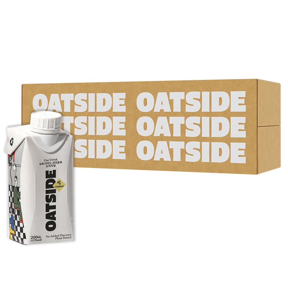 オートサイドオート麦ドリンクオリジナル200ml24個