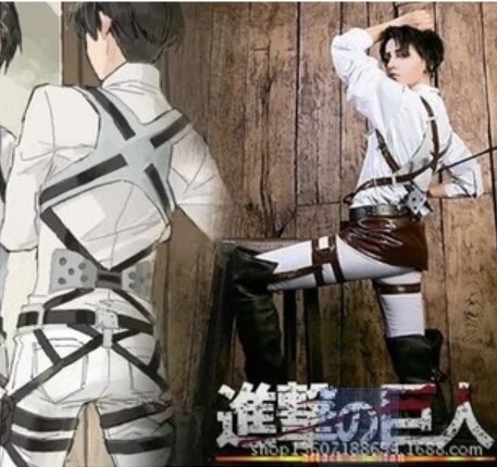 K1250进击的巨人皮带组 兵长调查兵团巨人背带cosplay腰带角色扮演