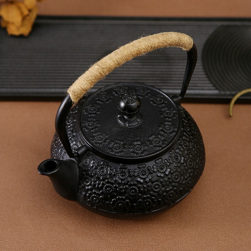 茶道具 鉄器 鉄瓶 鉄器 伝統工芸品 鋳鉄 鉄分補給 鉄瓶兼用急須 0.9L