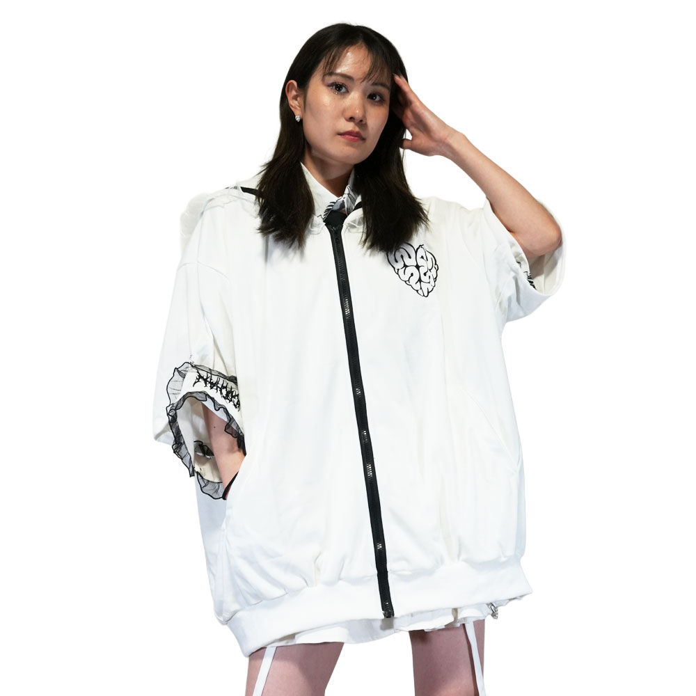 [半袖]肋骨天使 セーラージャケット 半袖 原宿 原宿系 ファッション ichigochan いちごちゃん コラボ ホワイト jr-15sj-02 4,961円