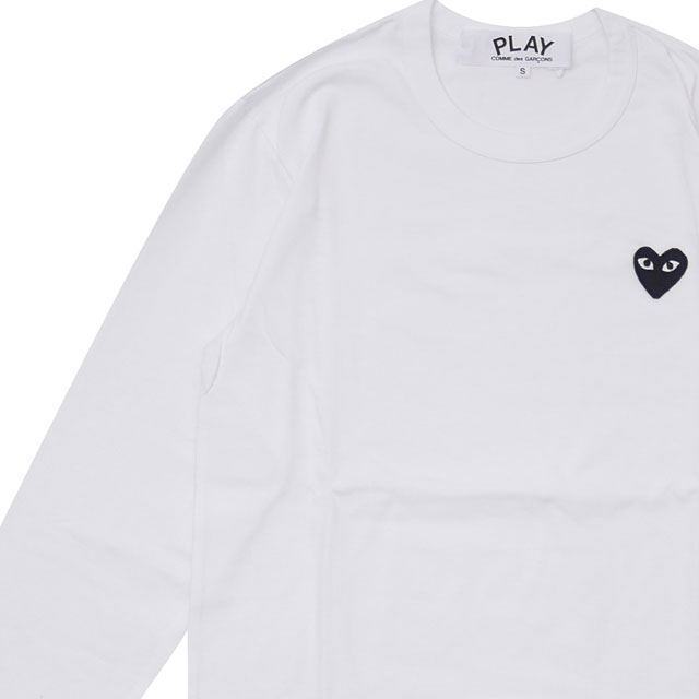 プレイ コムデギャルソン PLAY COMME des GARCONS BLACK HEART LS TEE ハート ロゴ AX-T120-051 202-001121-030