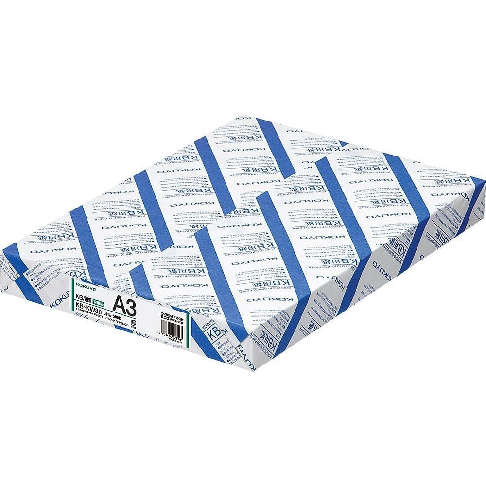 （まとめ買い）コピー用紙 KB用紙 共用紙 A3 500枚 KB-KW38 [x3]