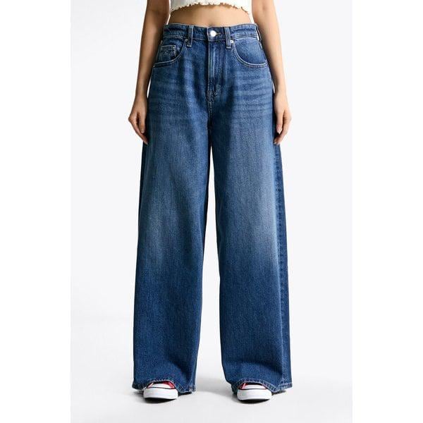 女性チャーリーミッドワイドデニムパンツ T32F0NEW36TWT1 TOMMY JEANS