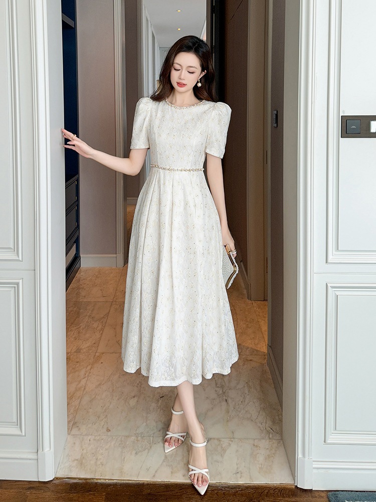 【JY.上品】 2025夏新品 お姫様 半袖 大きい裾 ドレス パーティー キャバ 大人 同窓会 披露宴 卒業式 結婚式 演奏会 ウェディング 二次会 メガ割