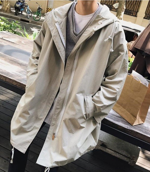 トレンチコート メンズ ロング丈 アウター 秋 ピーコート Pコート ジャケット チェスターコート