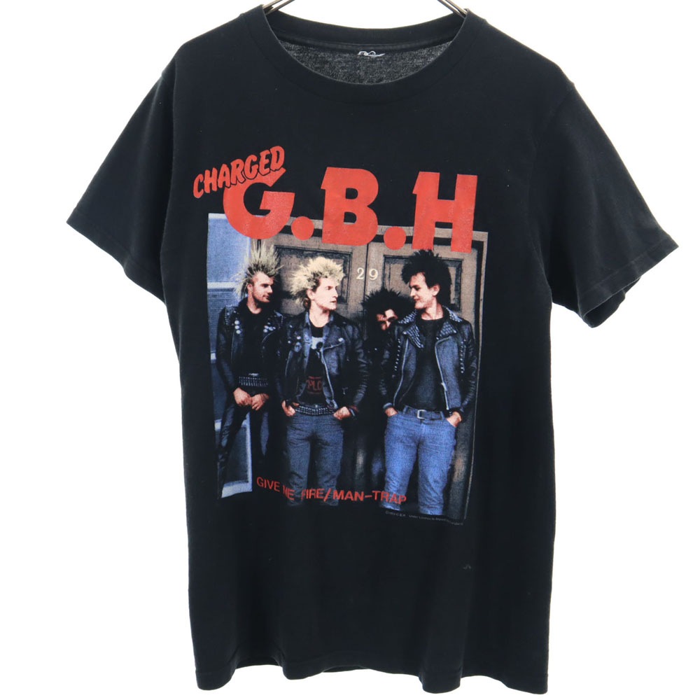 Charged G.B.H 90s オールド 半袖 バンド Tシャツ 黒 メンズ