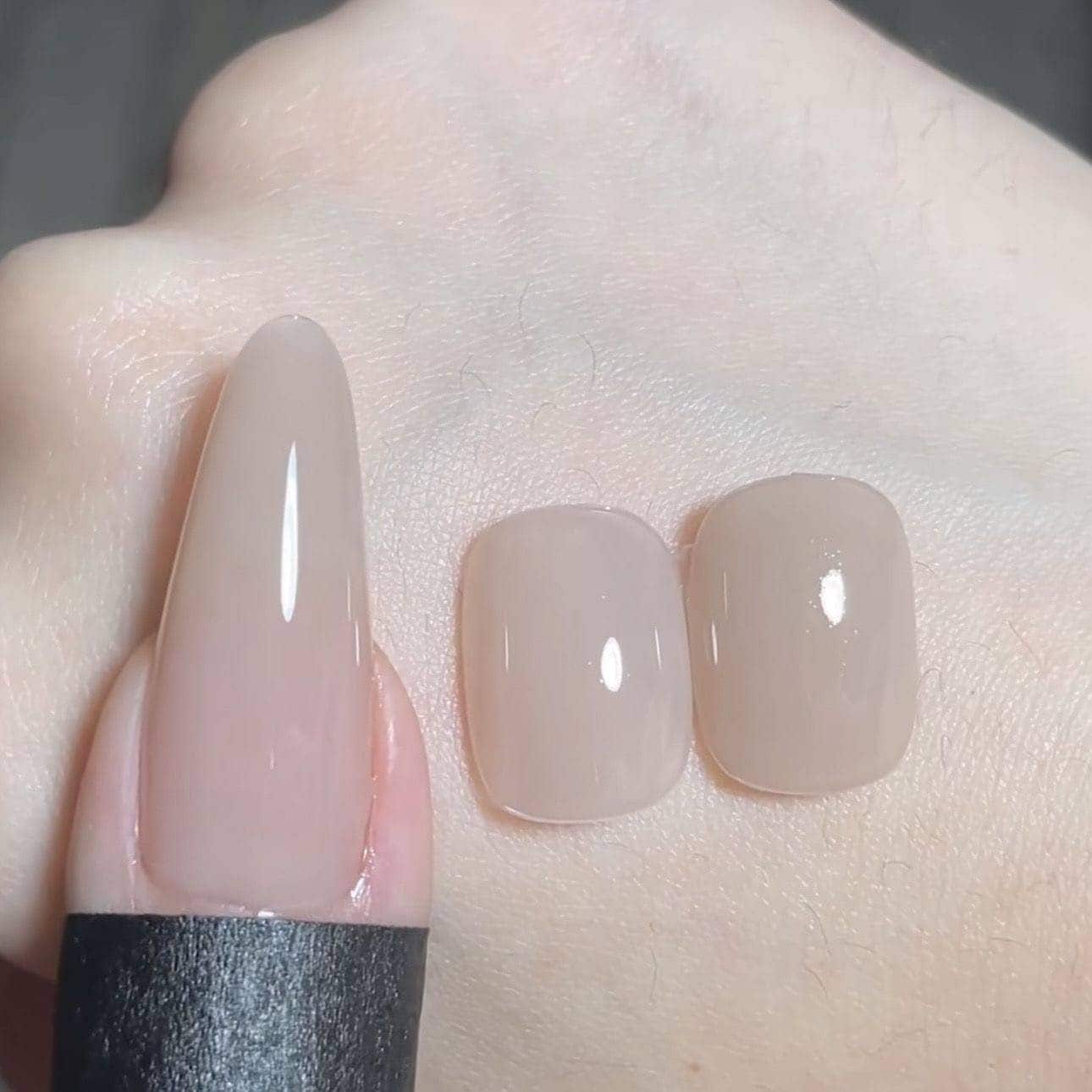 【1つ買うと12つ無料】カラーマニキュアジェルヌードベース氷浸透水保湿肌を見せる白ネイルアートショップスペシャルセット109208