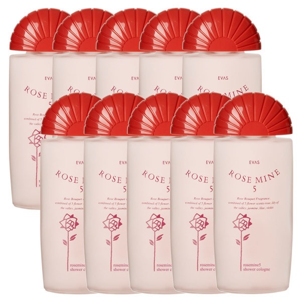 エバス ローズマイン 5 シャワーコロン 185ml×10本