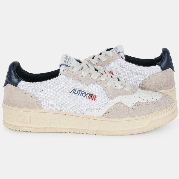 オートリー 22SS 男性 メッシュ スウェット メダリスト ローカット AULM DO06