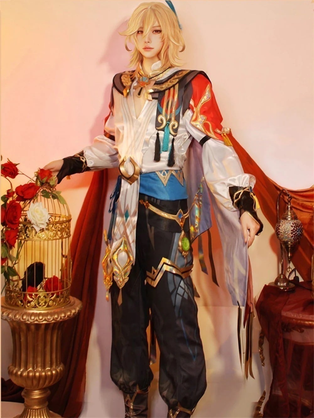 仮装 変装 ハロウィン コスチューム コスプレ衣装 カーヴェ げんしん 原神 スーツ ハロウィン 2023年新作入荷コスプレ