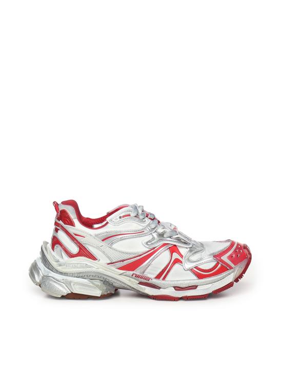 BALENCIAGA Men Sneakers 779066 WRNNY9620 White red brown