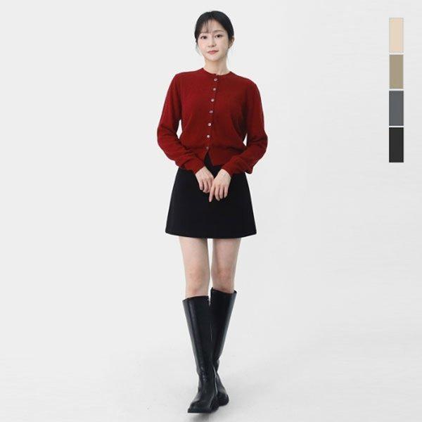 女性モダンソフト基本デイリーAラインミニスカートSRAPK002