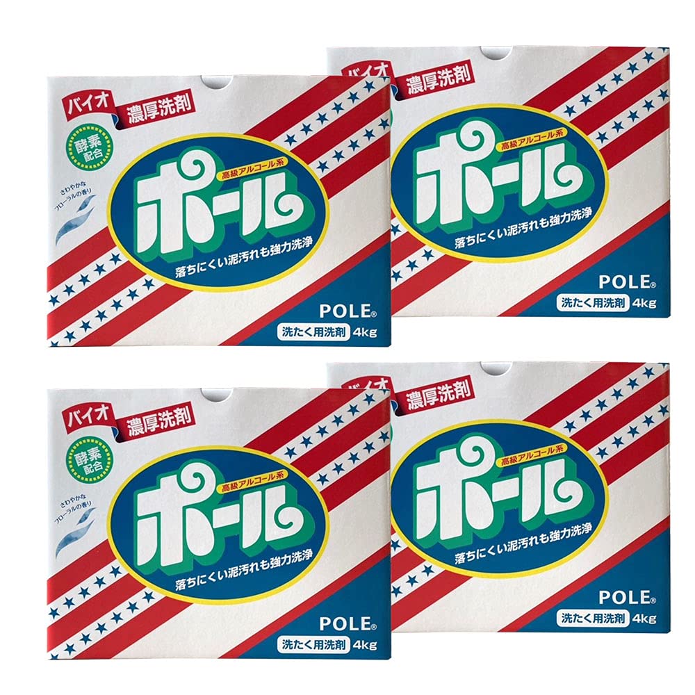バイオ濃厚洗剤 ポール(酵素配合) 4kg ×4個セット 12,904円