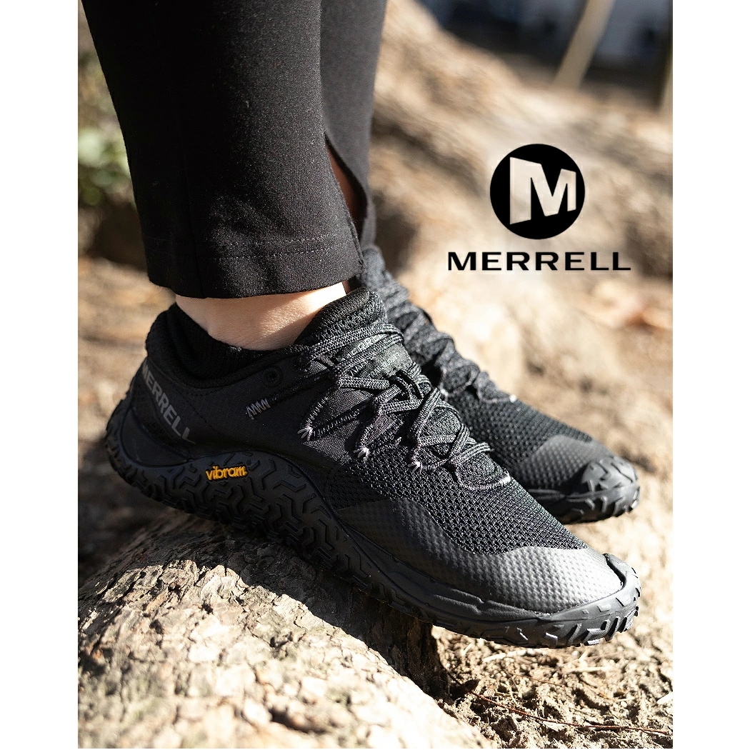 MERRELL メレル TRAIL GLOVE 7 スニーカー トレイルグローブ7 BLACK ( ブラック 黒 レディース ウィメンズ トレーニングシューズ メッシュ 通気性 アウトドア スポーツ