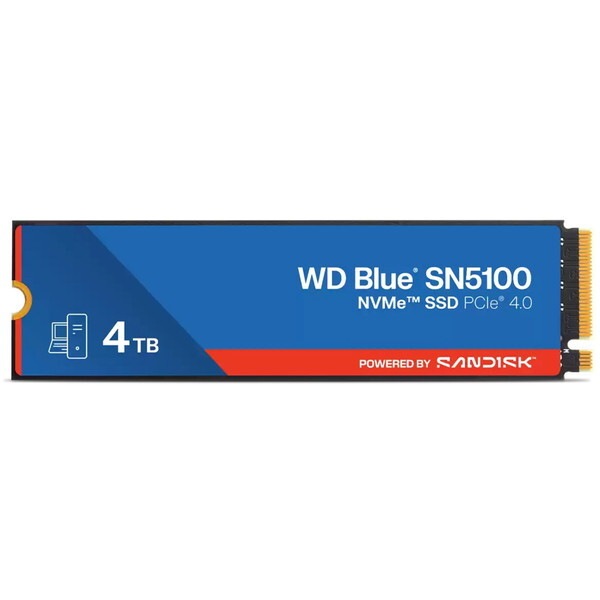 WDS400T5B0E WD Blue SN5100 NVMe 内蔵ストレージ (SSD M.2 4TB)