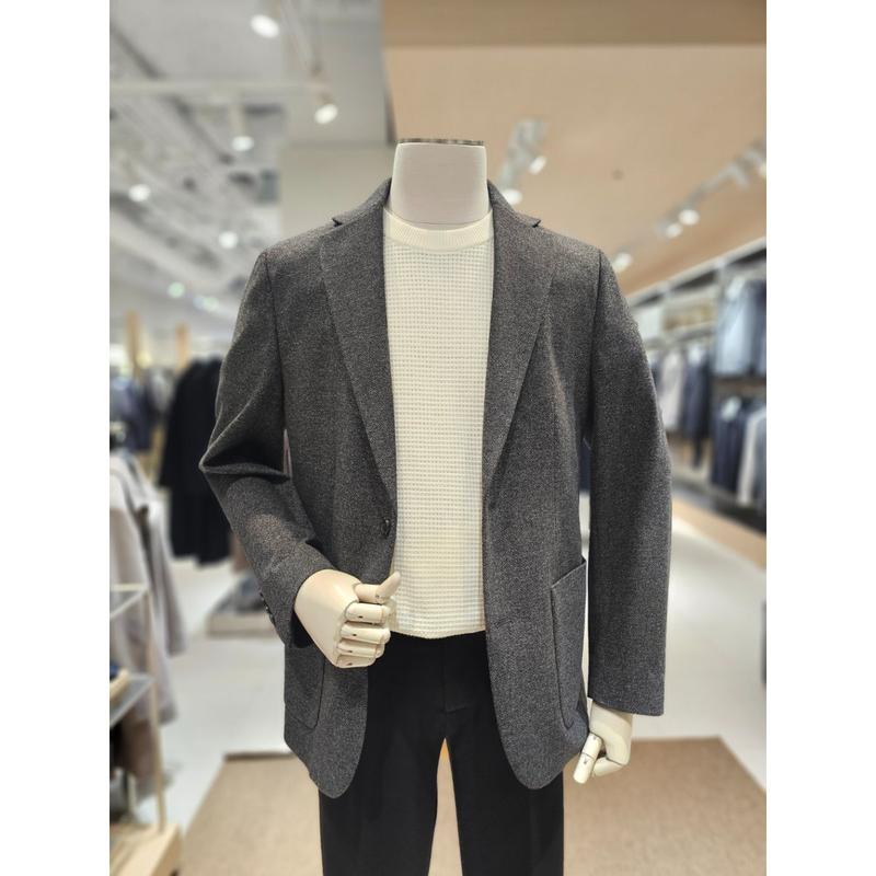 [坡州店] [AND Z()] 2つのカラー ヘリンボーン スリムジャケット (BZG1KG1101)