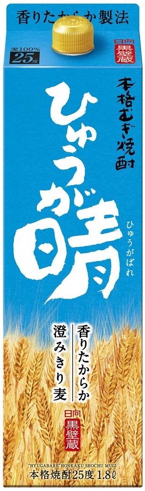 激安先着 送料無料！北海道沖縄離島除くヤマト運輸２ケース（１２本入）ひゅうが晴1800ｍｌパック２ケース（１２本入）麦焼酎メーカー京都府：宝酒造(株)  麦焼酎 - flaviogimenis.com.br