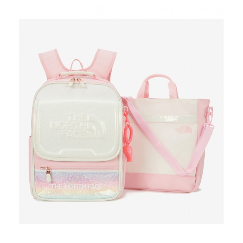 ザ・ノース・フェイスキッズガールズプレッピーエアスクールパックセット NM2DR03R_CRE