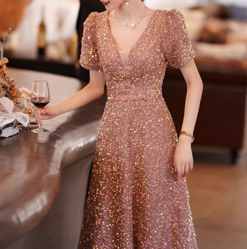 レディース スカート ドレス ロング 半袖 Vネック フレア フェミニン ハイウエスト ビジュー かわいい 大人可愛い きれいめ シンプル カジュアル 上品 おしゃれ こなれ感 ラフ メンズライク