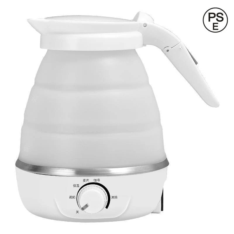 電気ケトル 電気ポット おしゃれ めざましテレビで紹介／車中泊グッズポット 折りたたみ 小型 湯沸かし器 コンパクト 車中泊