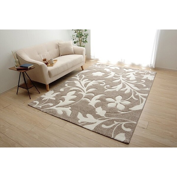 1320890020401 ネム BE 160×230 ベージュ ウィルトン織りカーペット メーカー直送