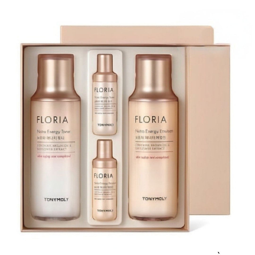 フロリア ニュートラエナジー 2種セット トナー150ml＋20ml エマルジョン150ml＋20ml 高保湿 高栄養 高濃縮 弾力集中 吸収感 エッセンスケア