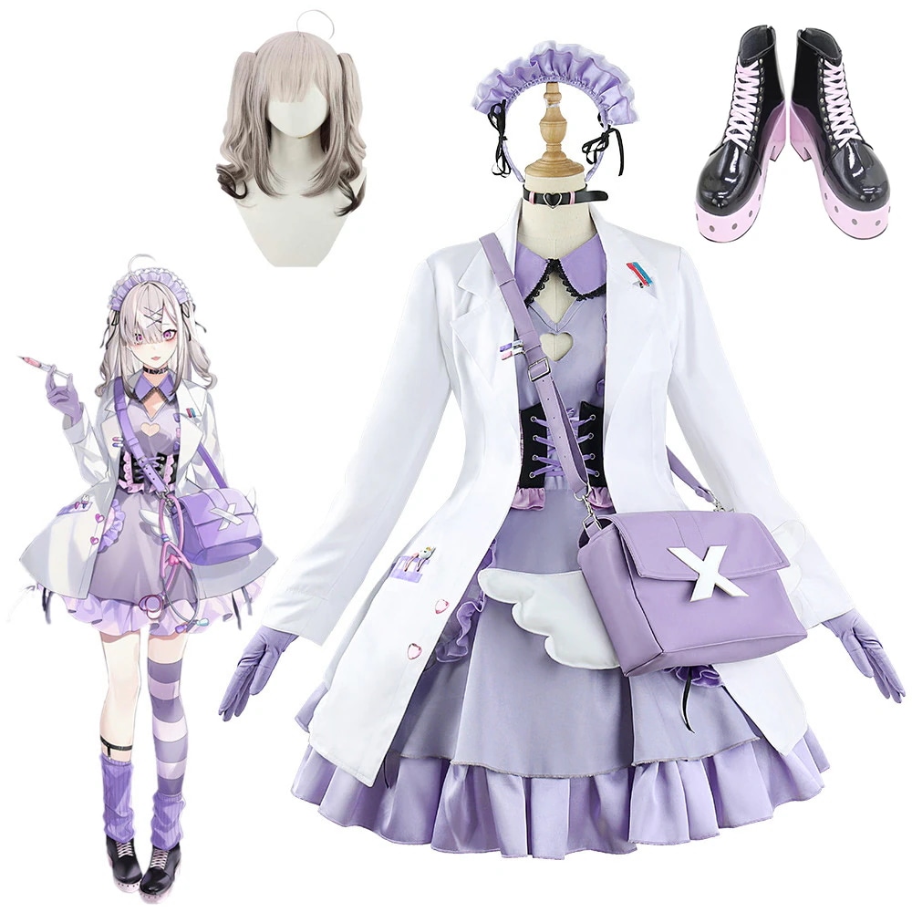 新作入荷バーチャルYouTuber 健屋花那 コスプレ衣装 ウィッグ 靴 追加可 すこや かな コスプレ衣装 ハロウィン クリスマス 学園祭 文化祭 仮装大人気