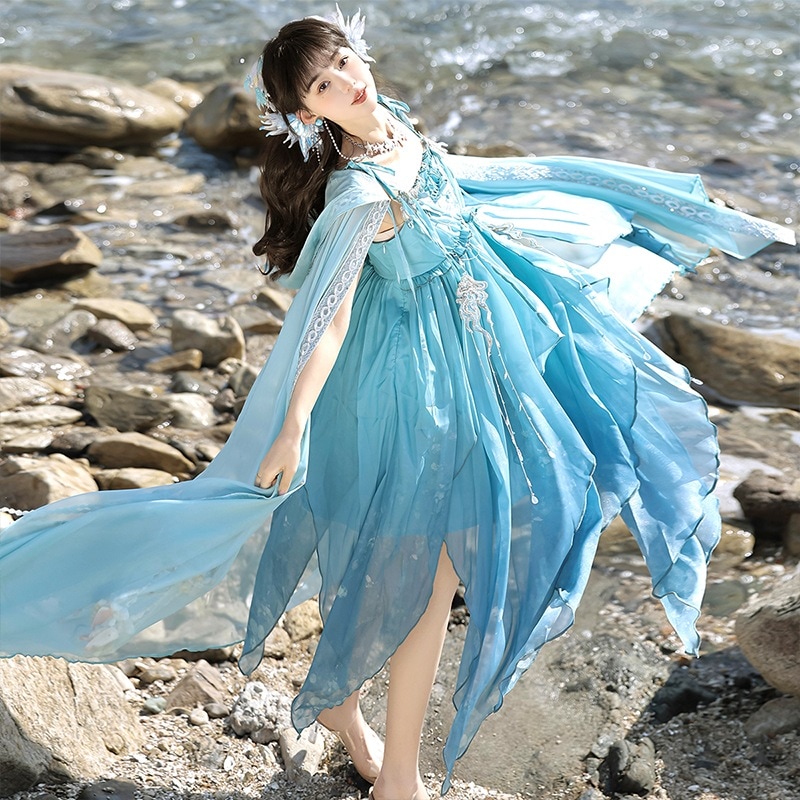 正規品デザイン海霊lolitacos要素ワンピースマント女性