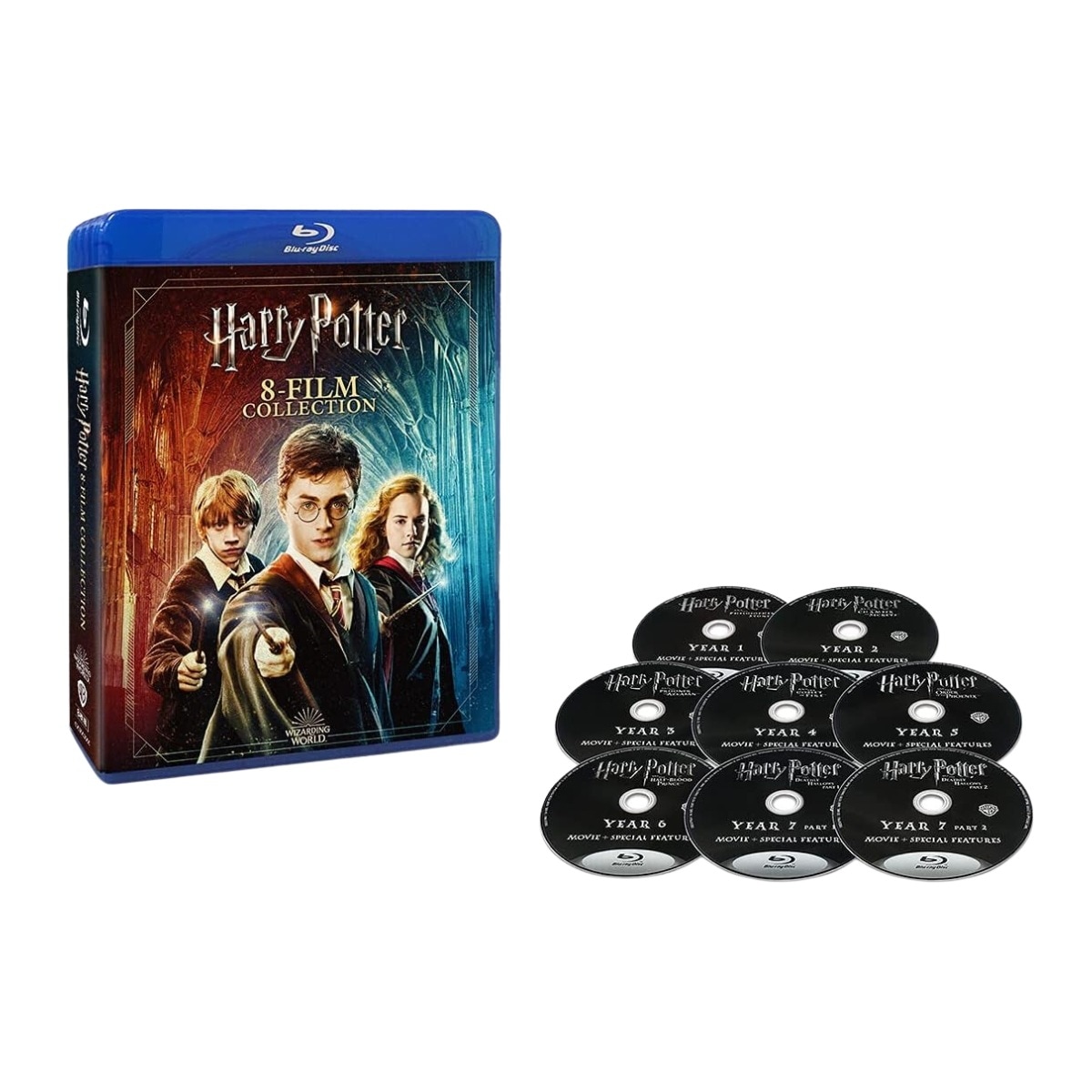 メガ割 ハリーポッター 8FILM COLLECTION ブルーレイセット Blu-ray 8枚組 Harry Potter