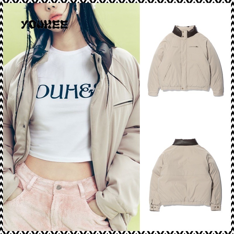 YOUHEE YOUHEE LOGO PUFFER JACKET