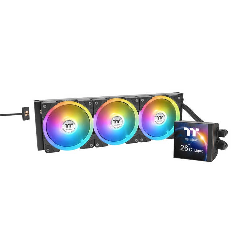 THERMALTAKE　MAGFloe 360 Ultra Black All-In-One Liquid Cooler System　CL-W432-PL12SW-A