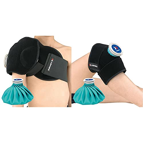 ザムスト(ZAMST) アイシングセット 子供(ジュニア) Jr 氷嚢(氷のう) サポーター 野球 テニス 肩用+肘膝足首用セット フリーサイズ