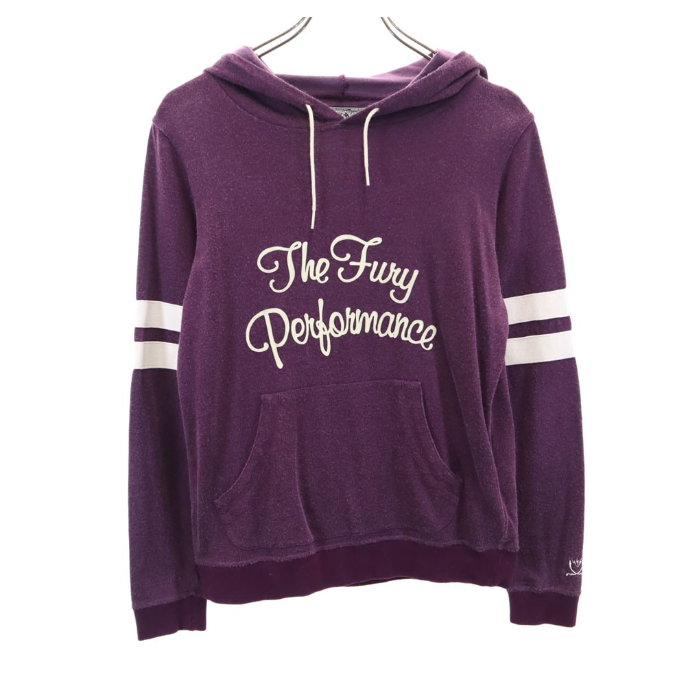 日本製 長袖 パーカー WS パープル メンズ