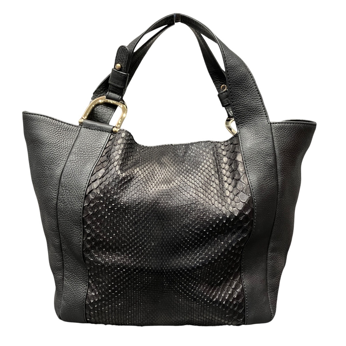 グッチ トートバッグ レザー パイソン 257051 レディース 中古