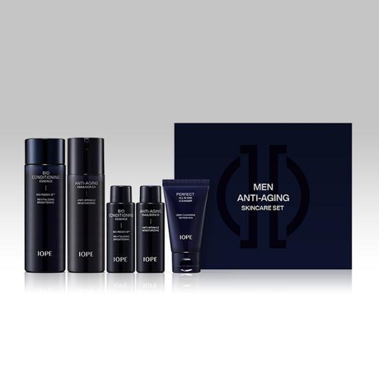 【男性へのプレゼント】アイオペ メン 2種セット (エッセンス145ml+エマルジョン120ml+ミニチュア3種付き)