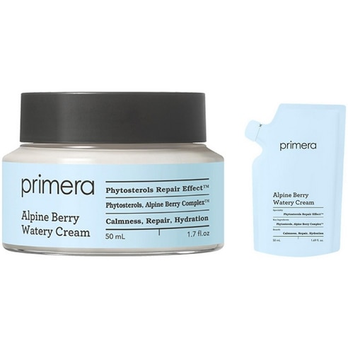 【Wid】 アルパインベリー ウォータリー クリーム 50ml・【50mlリフィル付き】・保湿クリーム・水分ケア・ツヤ肌・乾燥肌・低刺激・韓国コスメ