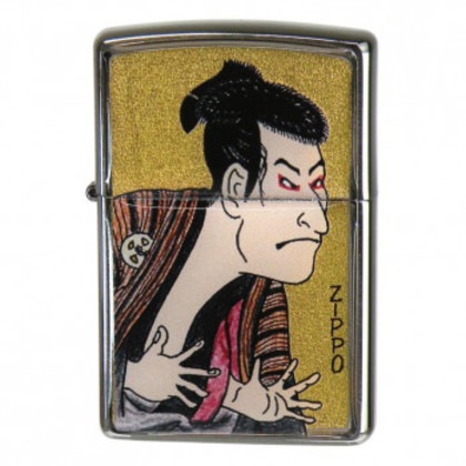 ZIPPO フレーム金箔エポ 江戸兵衛