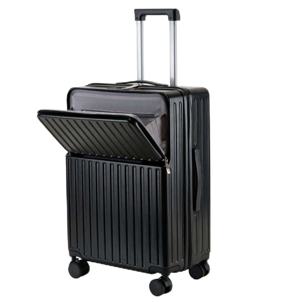 【WEB限定】 スーツケース 機内持ち込み フロントオープン スーツケース [Mularda] USBポート付き 出張 ビジネス ビジネス 旅行 勉強 超軽量 サイレントホイール 荷物フック付き カップホルダー付き その他 バッグ