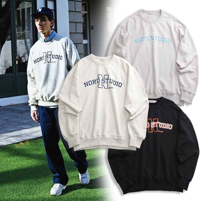 NORDSTUDIO BIG N COLLEGE SWEAT SHIRT スウェットシャツ/Tシャツ