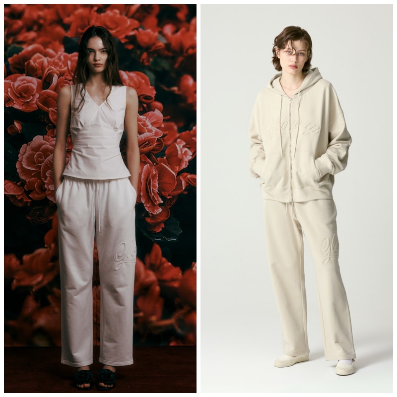 【GLOWNY】 JORDAN TRACKSUIT PANTS : 2COLORS