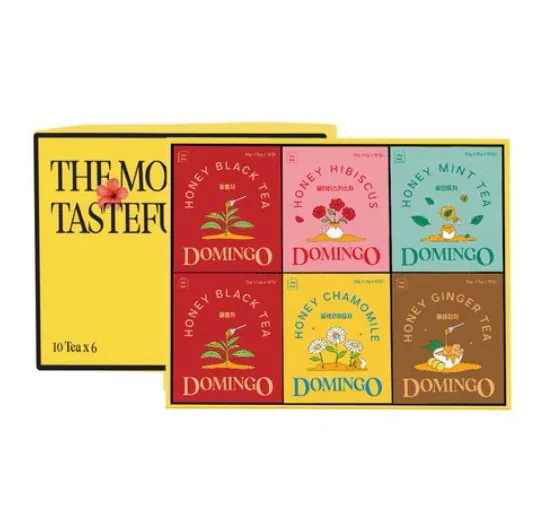 茶 ギフトセット(蜂蜜紅茶2個+蜂蜜ハイビスカス1個+蜂蜜カモミール1個+蜂蜜ペパーミント1個+蜂蜜生姜1個)