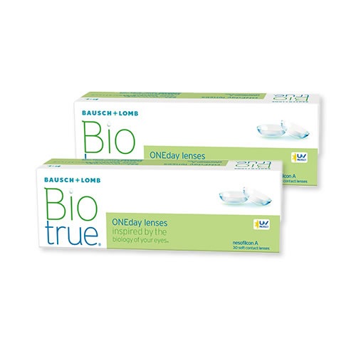 国内正規品 バイオトゥルーワンデー(30枚)【2箱】含水率78％ BC8.6 DIA14.2 潤い成分 UVカット