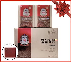 [韓国商品館] (Gift set) 紅參精 賢 120gx2 + ショッピングバッグ 贈呈 +追加プレゼント,おちゅうげん