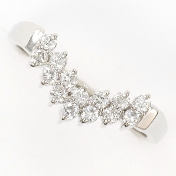 PT900 プラチナ リング 指輪 14号 ダイヤ 0.30 総重量約4.8g ジュエリー 中古