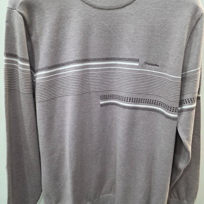 中央パターンポイントモートネックニット(CDA-AB-KR3312)