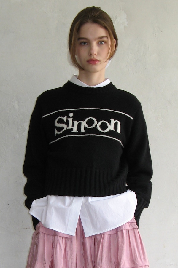 Qoo10 シヌーン SINOON PULLOVER ロゴ 長