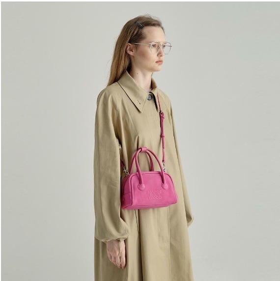 【MARGESHERWOOD】 SOFT TOTE MINI : FUXIA NUBUCK